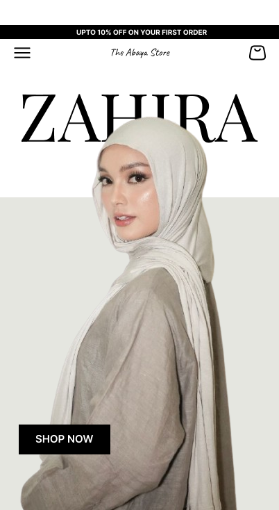 Abaya Store Web Experience